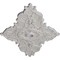 Ekena Millwork Melchor Diamond Medallion (Canopies up to 4"), 67 1/4"W x 43 3/8"H x 4"ID x 2"P, Ultra Pure White CM70X43MLUWF - alternate 2